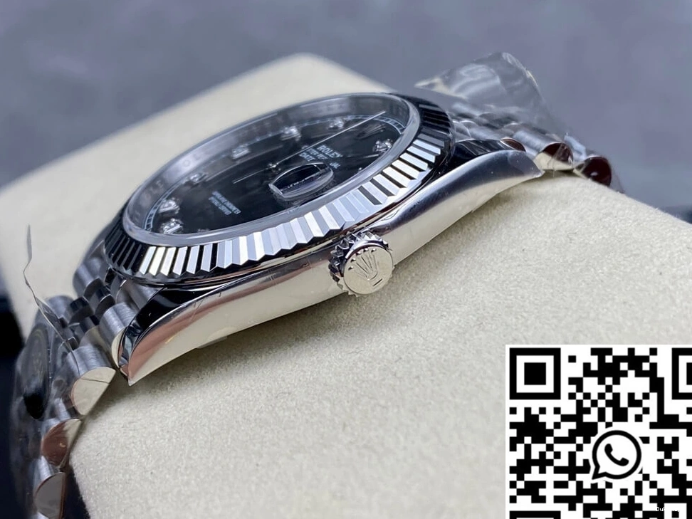 Gray Clean Factory Dial M126334-0006 Rolex Diamond Datejust 1111